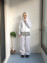 Shirring Pocket Two-Way Wind Zip-Up
