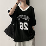 Marie's Coloring Line V Short Sleeve T-shirt