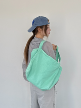 pastel canvas washing bag