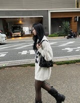 Leather Buckle Motor Bag