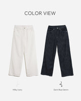 Peaty Wide Denim Pants