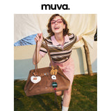 muva. Fold‑Ear Tote Bag, Large‑Capacity Fashion Premium‑Feel Women’s Purse for Spring‑Summer Commute, New Arrival Mar 16