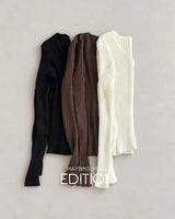 MADE. Kyle ribbed V-neck knit