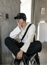 Belia golgi button Henley Neck Knitwear