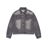 25SS デニムセットアップトラッカージャケット グレー