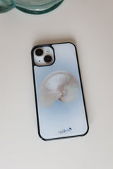 white shell glass bumper case