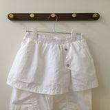 Shirred Skirt Pants