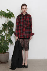 SOFT FLANNEL TIE SHIRT_RED