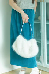 2way puppy bag white