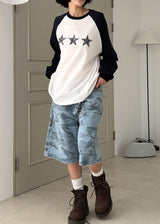 CAMO HALF BERMUDA PANTS