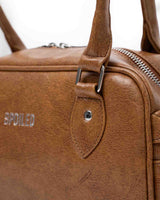 SPOILED LONG TOP – HANDLE BOX BAG | BROWN