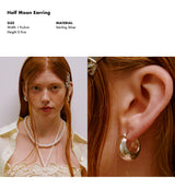 Half Moon Earring