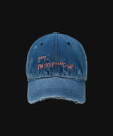 MESSAGE STRAPBACK DAMAGE -MID BLUE-