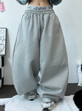 ベルトスナップポイントバルーントレーニングパンツ 🩶🖤🤍3カラー