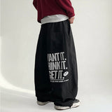 Wot Back Printed Banding Nylon Balloon Fit Wide Pants