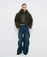WAVE DENIM PANTS