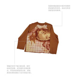 オリジナルケーキパピーラグランTシャツトップ
