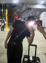 マッスルフィットハーフハイネック半袖Tシャツ