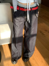 Atlas Non-fade Raw Denim Wide Pants