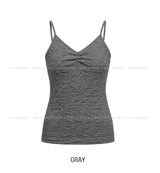 Bubble Lace Shirred Sleeveless