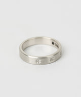 Clover simple rail ring W (925 silver)
