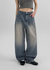 [MADE] Marino Washing Wide Denim Pants