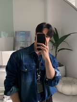  Deface Double Flap Pocket Denim Shirt