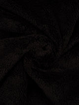 UNISEX Fake Fur Hooded Black (FCE4TS658M)