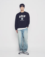 25FW ADLV PDスウェットシャツ ブラック