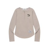 アリーナ ボタン ロングスリーブ Tシャツ(4COLOR)