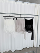 chiffon bandnig tube top (3color)