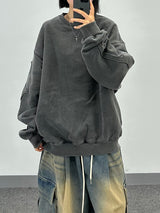 shine patch sweatshirt