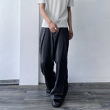 Charcoal Draped Trousers