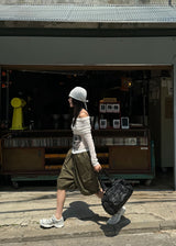 BALLOON CARGO HALF PANTS