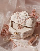 [IU Necklace] バタフライフェアリーレイヤードネックレス - Rosegold Color