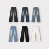 [SET] アベンカットマッスルフィット半袖Tシャツ + メールカットフレアフィットデニムパンツ