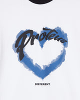 Blue Heart Ringer T-Shirt