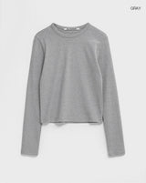 【B-BASIC】スタンダードラウンド長袖Tシャツ 2SIZE