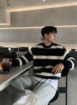 Liu Mohair Dangara Round Knit