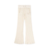 Textured Knit Training Pants [Ivory]