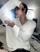 Kberin Linen V-neck knitwear