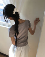 [MADE] Etro Lace V-Neck Short Sleeve T-shirt