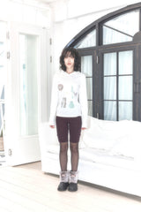 polka dot shorts_black
