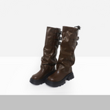 Romina Backstrap Long Boots