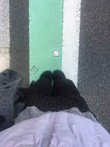 dot corduroy skirt