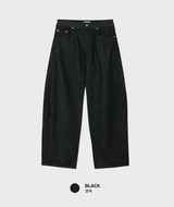 Meir Premium Adult Three-Needle Curved Wide Denim Pants