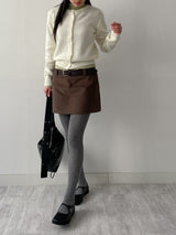 Dot Ribbed Tights
