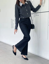Menzo Bootcut Span Denim Slacks