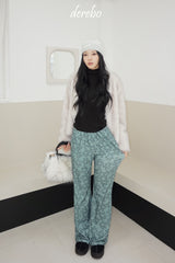 Snow White No Collar Fur Jacket