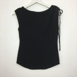 ワンショルダーシャーリングTシャツ(4color)